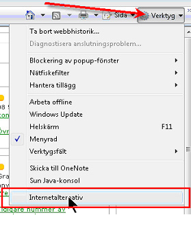 Bilden visar vart du hittar internetalternativ Bilden visar vart du hittar internetalternativ