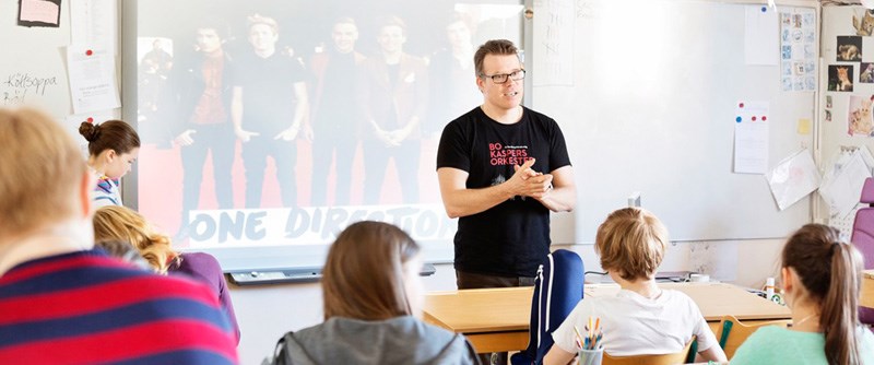 A teacher in compulsory school